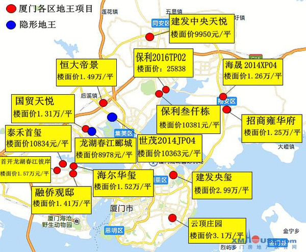 厦门岛外最新房价走势分析